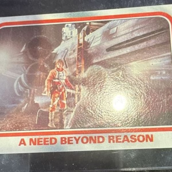 Vintage 1980 Star Wars Empire Strikes Back RARE ERROR! Card # 57 ONE OF A KIND!