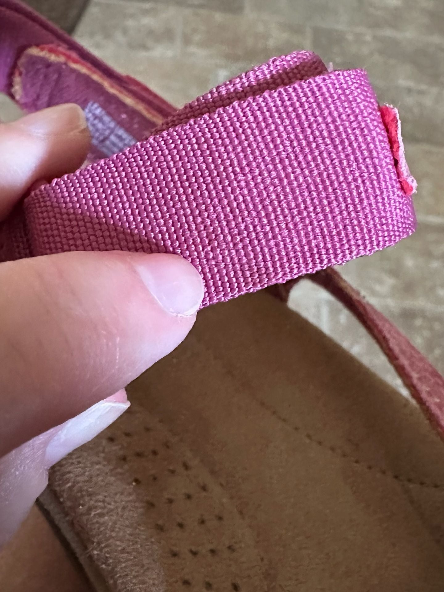 Earth Origins Barkley Comfort Sandals Pink Plum Suede Women’s 8.5 W 8