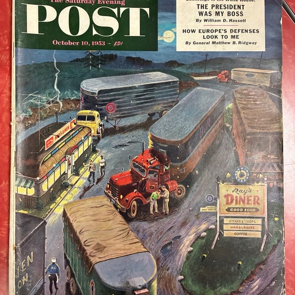 The Saturday Evening Post October 10 1953 Norman Rockwell Cover
