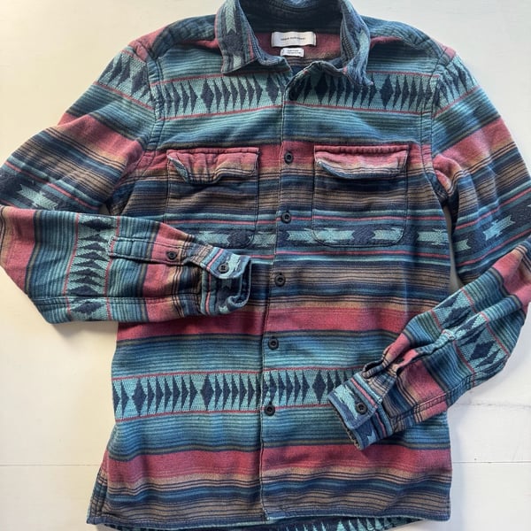 Urban Outfitters Southwestern Flannel Shirt Size S Multicolor Geometric Shirt