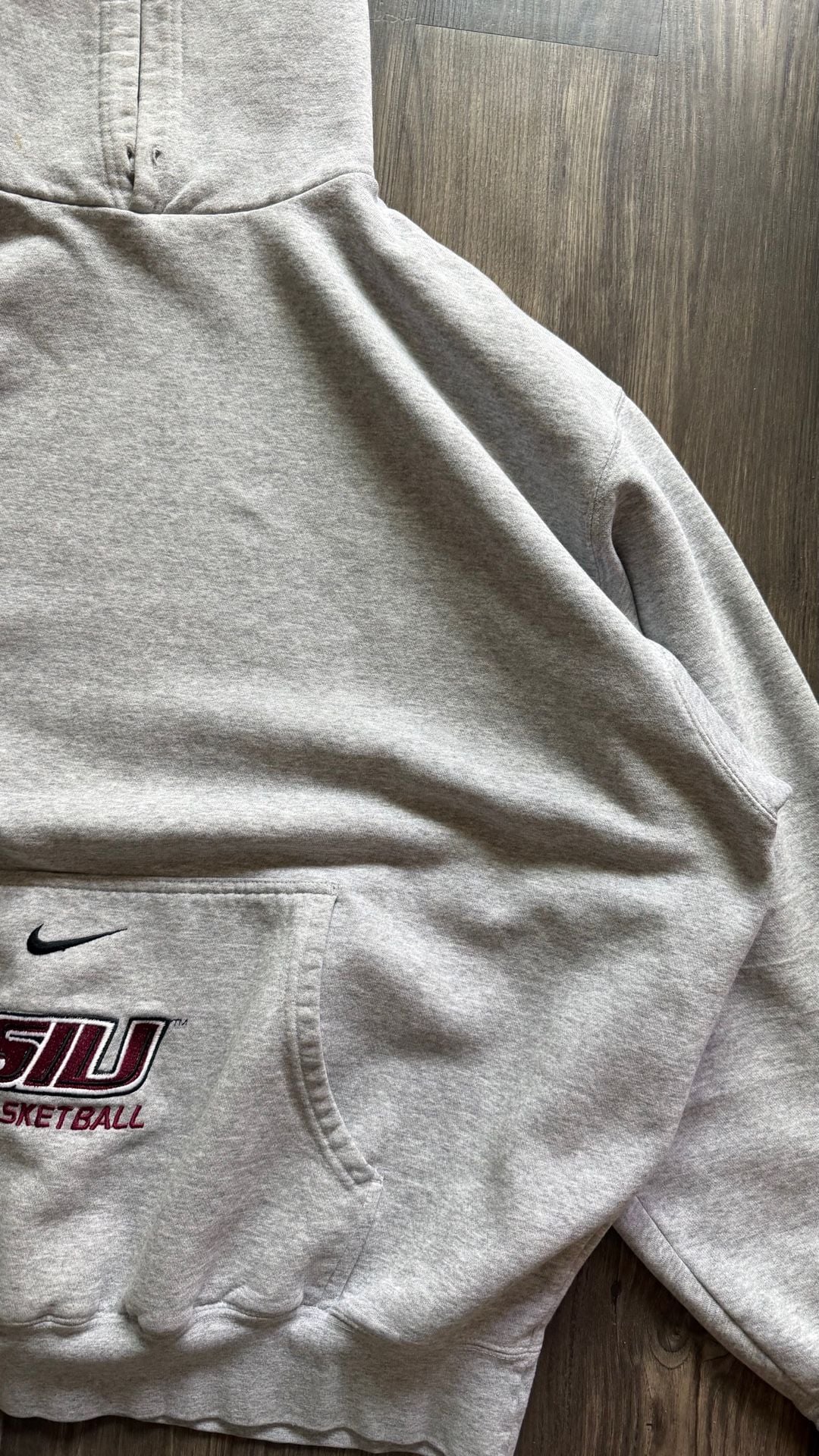 Vintage Y2K Nike Team Southern Illinois University Basketball Hooded Sweatshirt 5