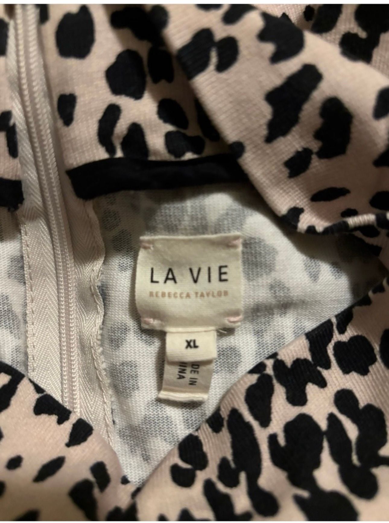La vie by rebecca tayl;or beige and black Size XL Dress – , 3