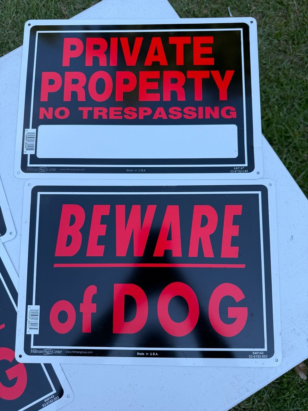 Hillman Sign Center Private Property And Beware Of Dog Signs 2