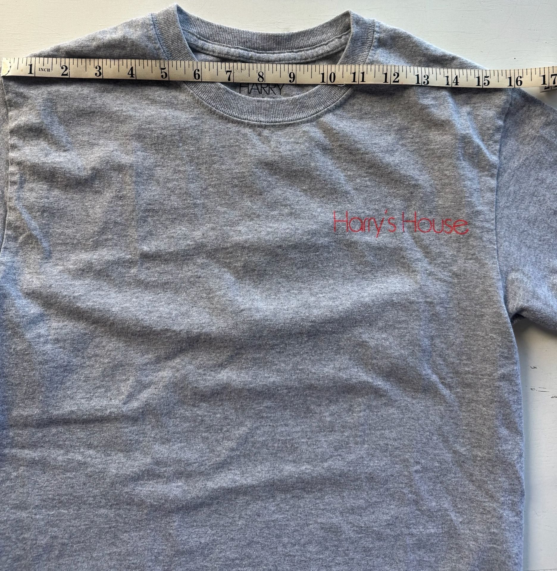 Harry Styles Harry's House Gray Graphic T-Shirt Small 7