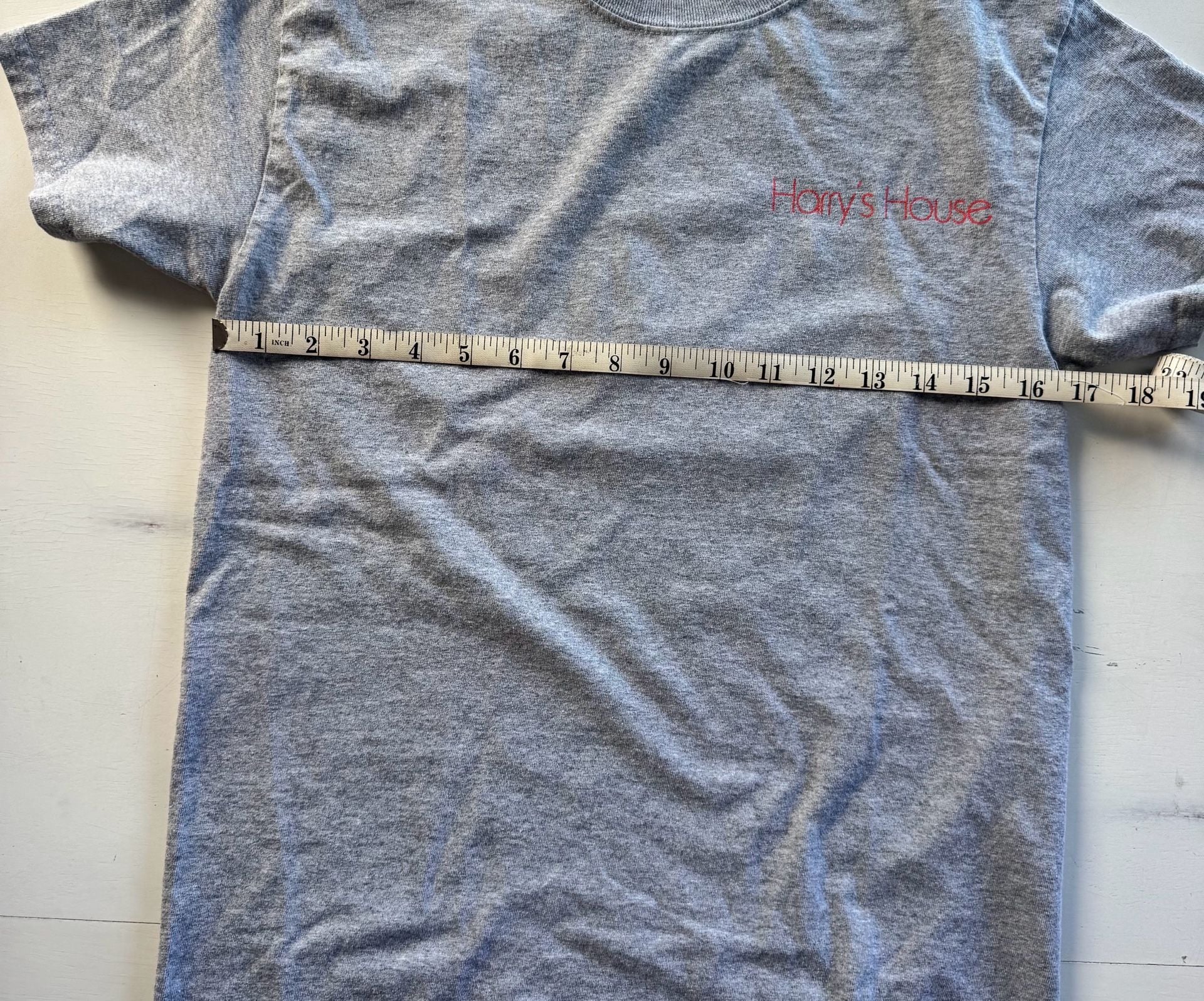 Harry Styles Harry's House Gray Graphic T-Shirt Small 9
