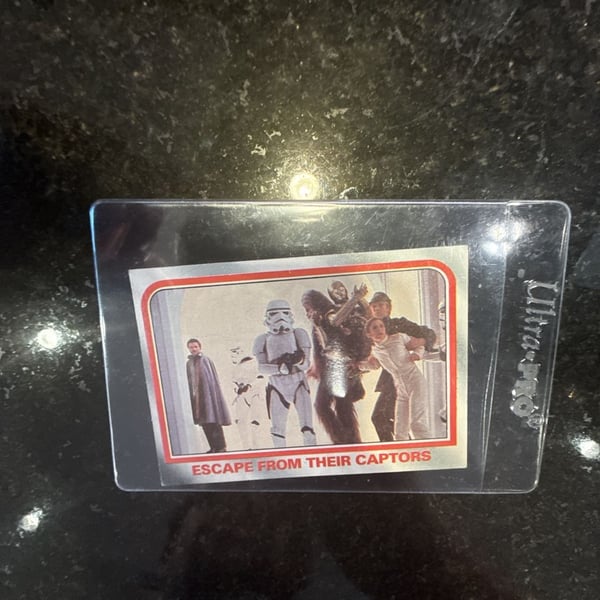 1980 Star Wars Empire Strikes Back Trading Card # 108 ESCAPE FROM THEIR CAPTORS