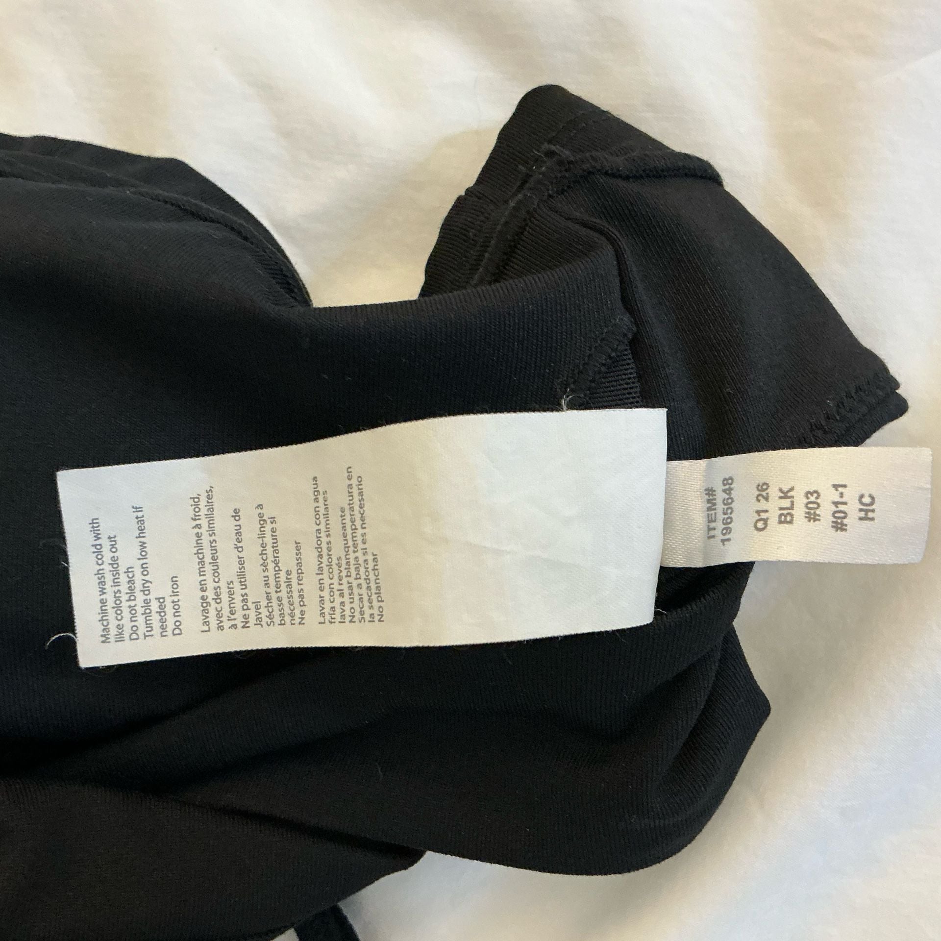 Fabletics Activewear Tank Size L Black Cropped Built-in Bra Top 9