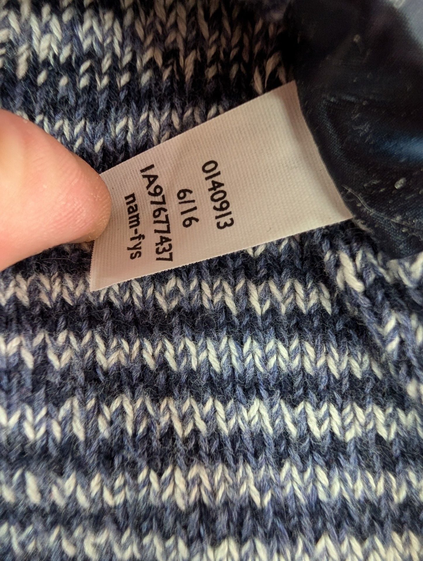 Tommy Hilfiger Women's Blue Striped Boat Neck Sweater Large 5