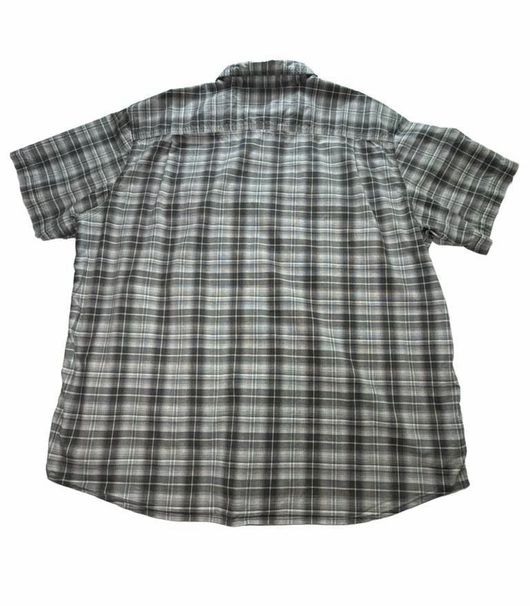 Carhartt Rugged Flex Relaxed Fit Plaid Short Sleeve Shirt Sz 3X Construction 4