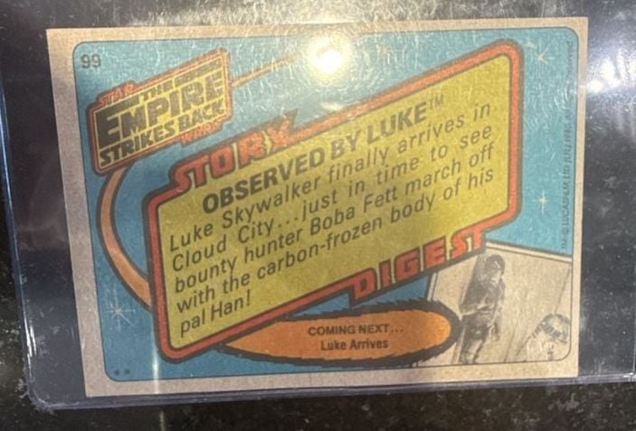 Star Wars the empire strikes back #99 CRIPSY CLEAN FRESH 2