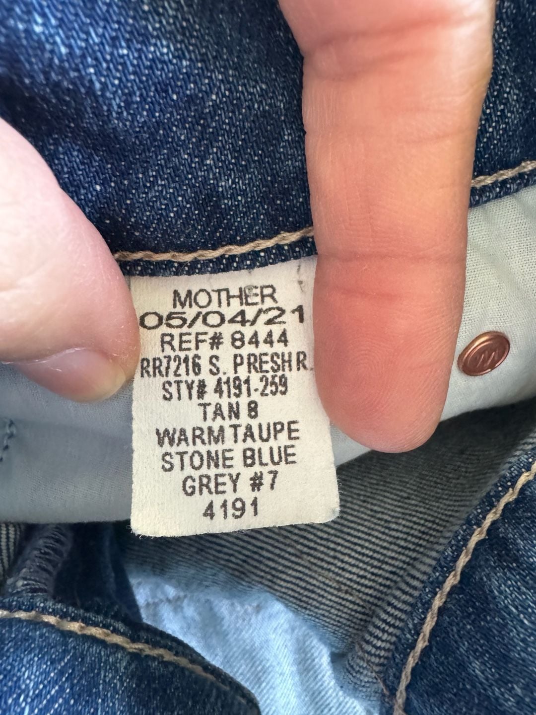 Mother Smokin High-Waisted Frayed Cut-Off Shorts Size 24 Blue Denim 9