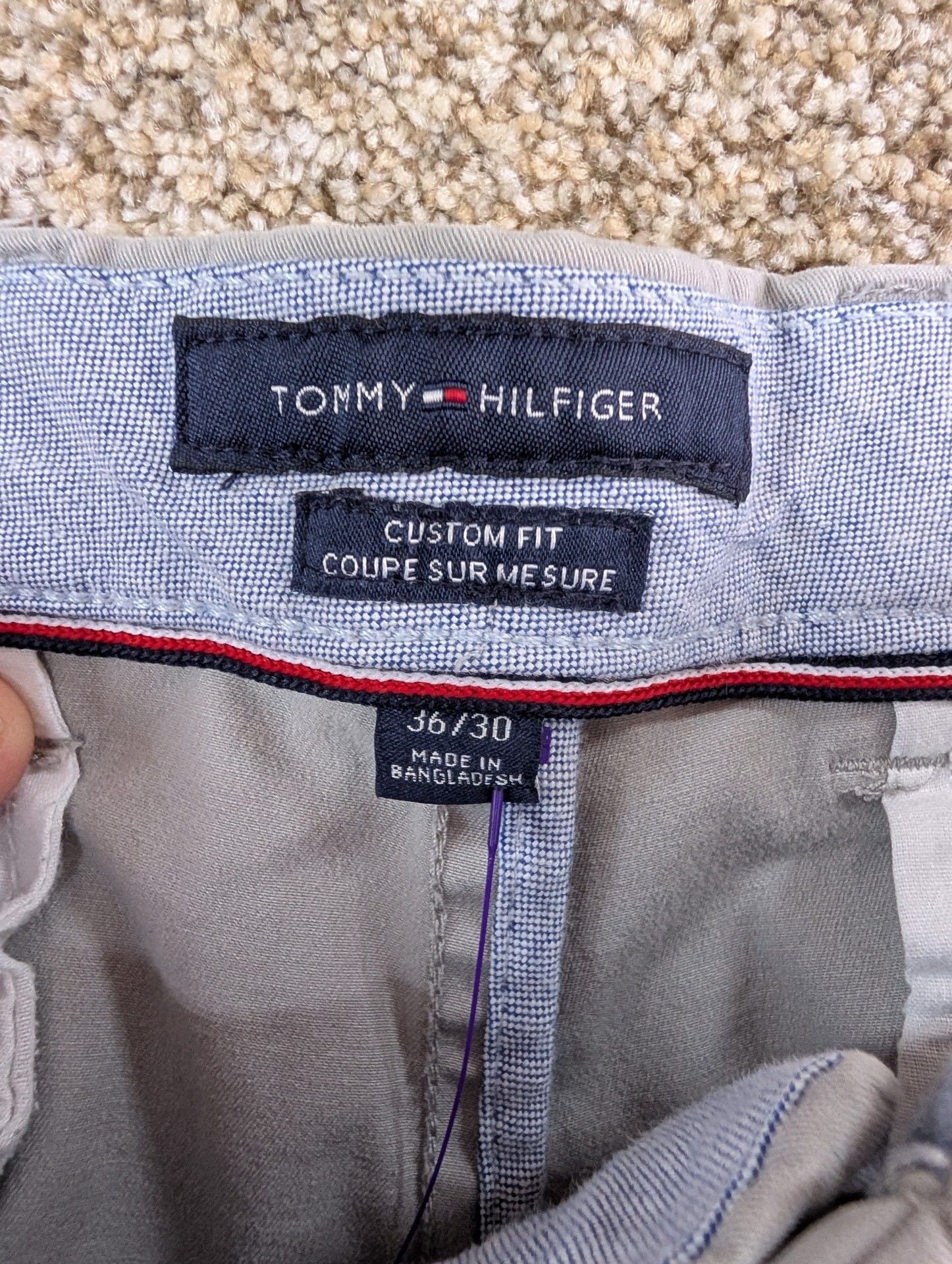 Tommy Hilfiger Slim Fit Chino Pants Gray 4