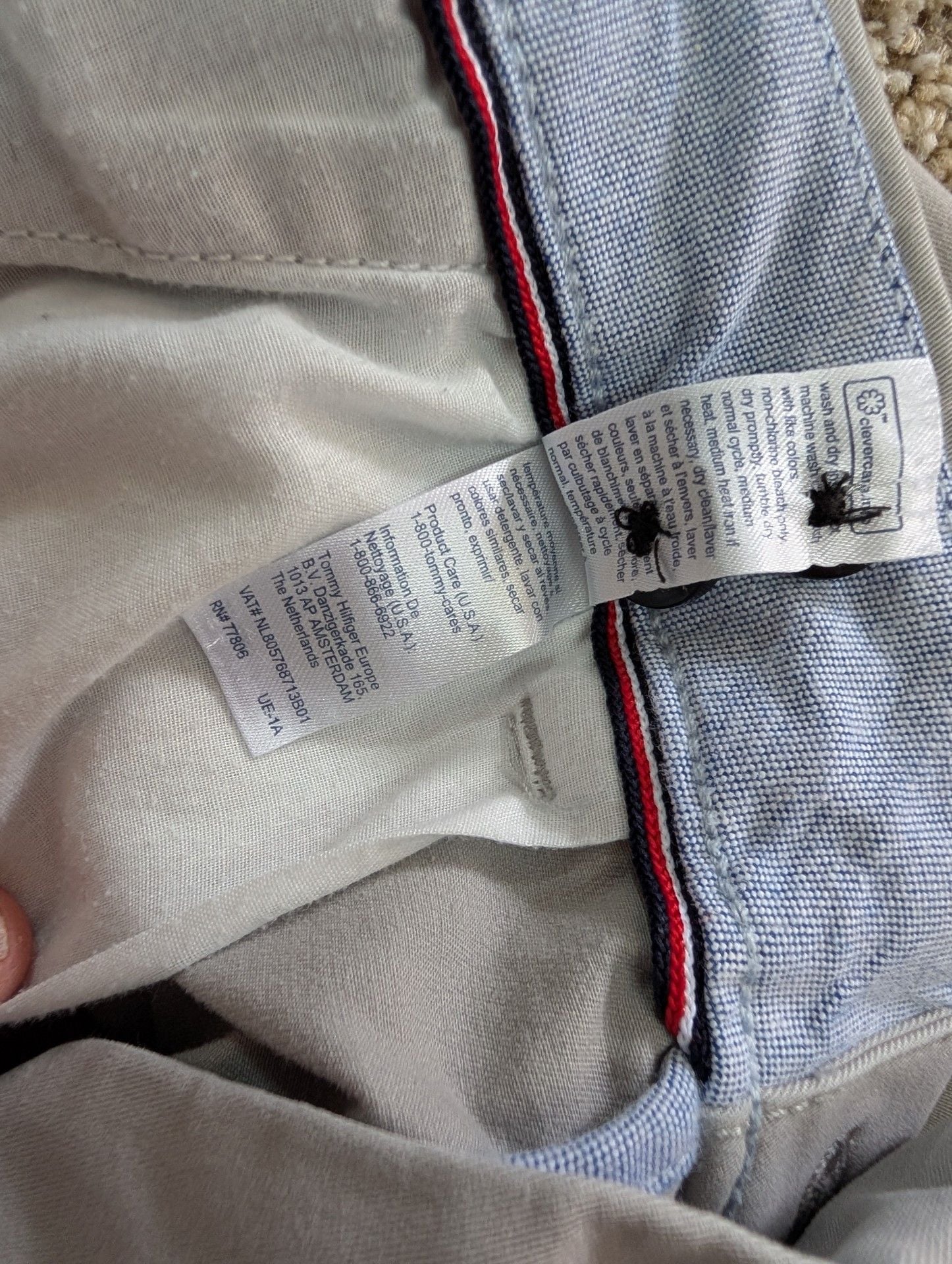 Tommy Hilfiger Slim Fit Chino Pants Gray 6
