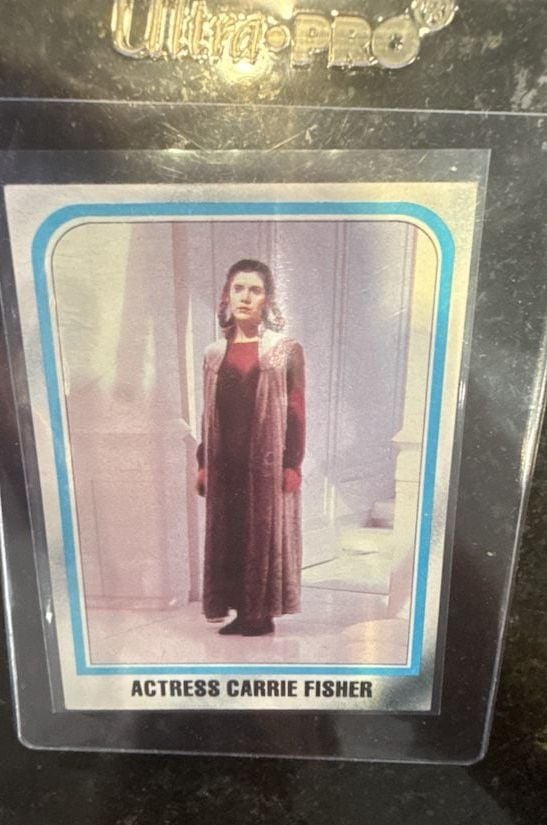 TOPPS STAR WARS EMPIRE STRIKES BACK Carrie Fisher / Princess Leia (1980) 🔥🔥 1