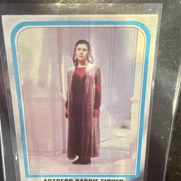 TOPPS STAR WARS EMPIRE STRIKES BACK Carrie Fisher / Princess Leia (1980) 🔥🔥