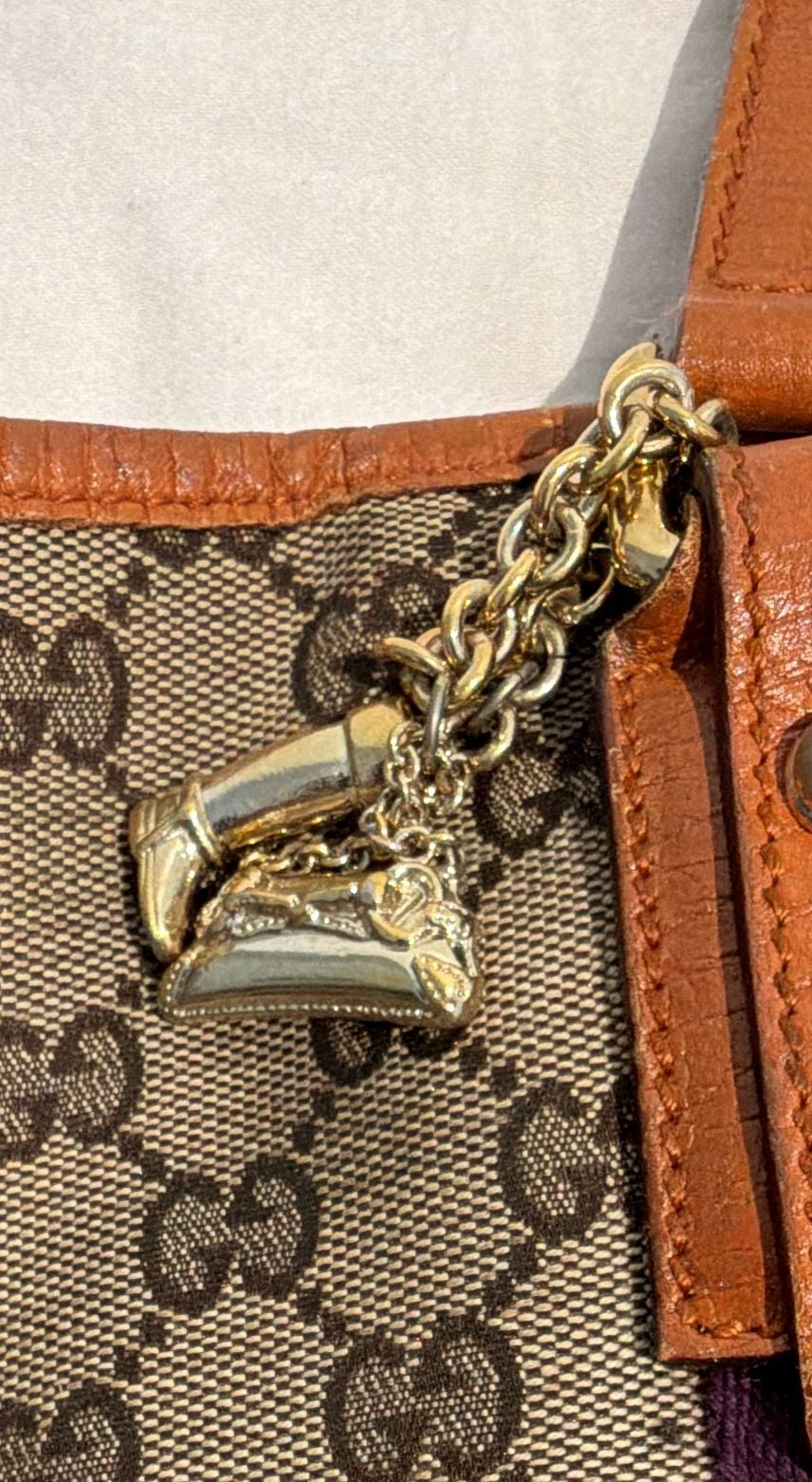 Gucci GG Canvas Web Tote Bag 6