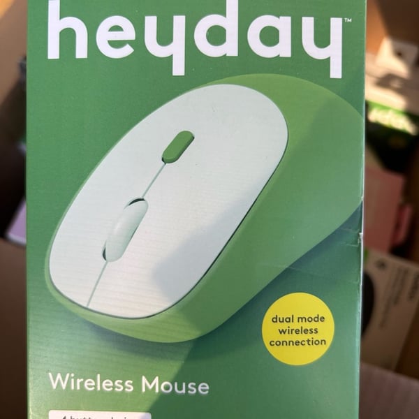 heyday Bluetooth Ergonomic Mouse Green