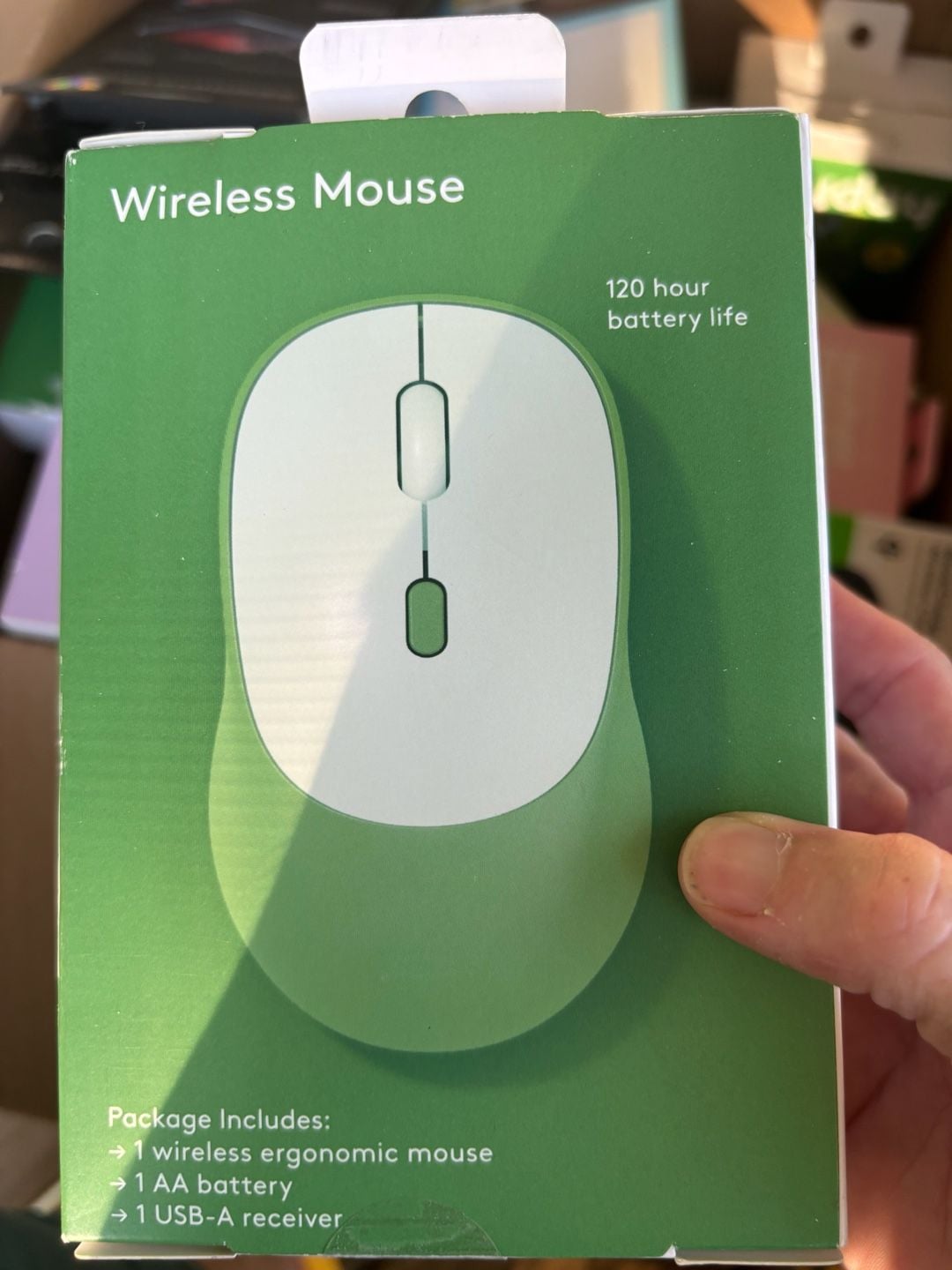 heyday Bluetooth Ergonomic Mouse Green 2