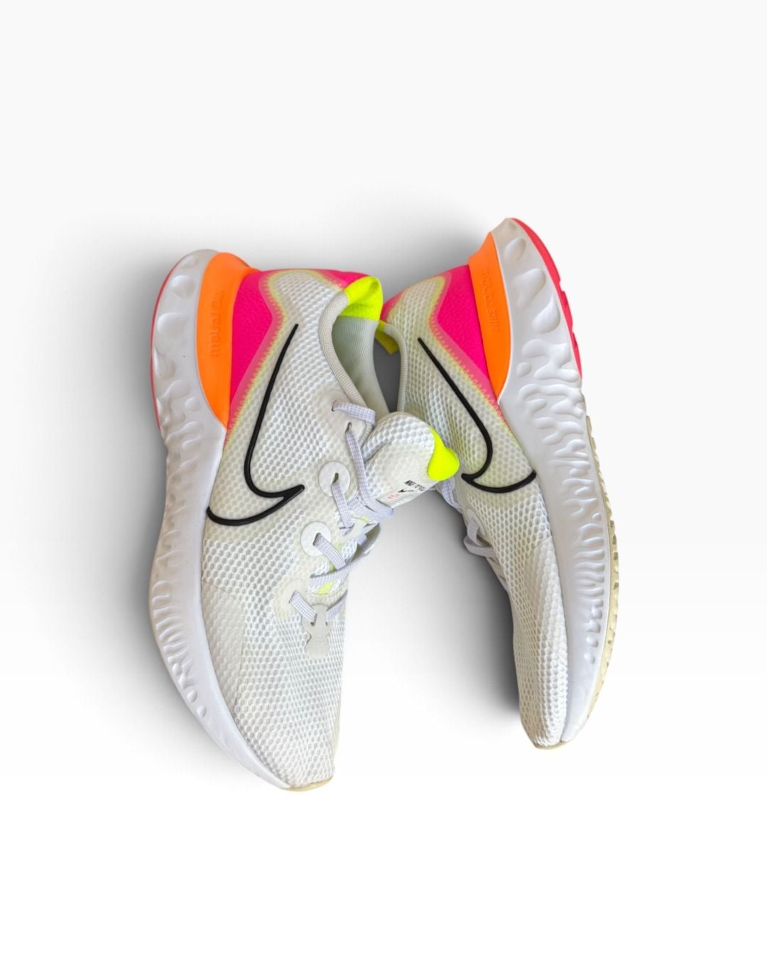Nike Renew Run Women’s Size 11 White Pink Orange Running Shoes CK6360-005 3