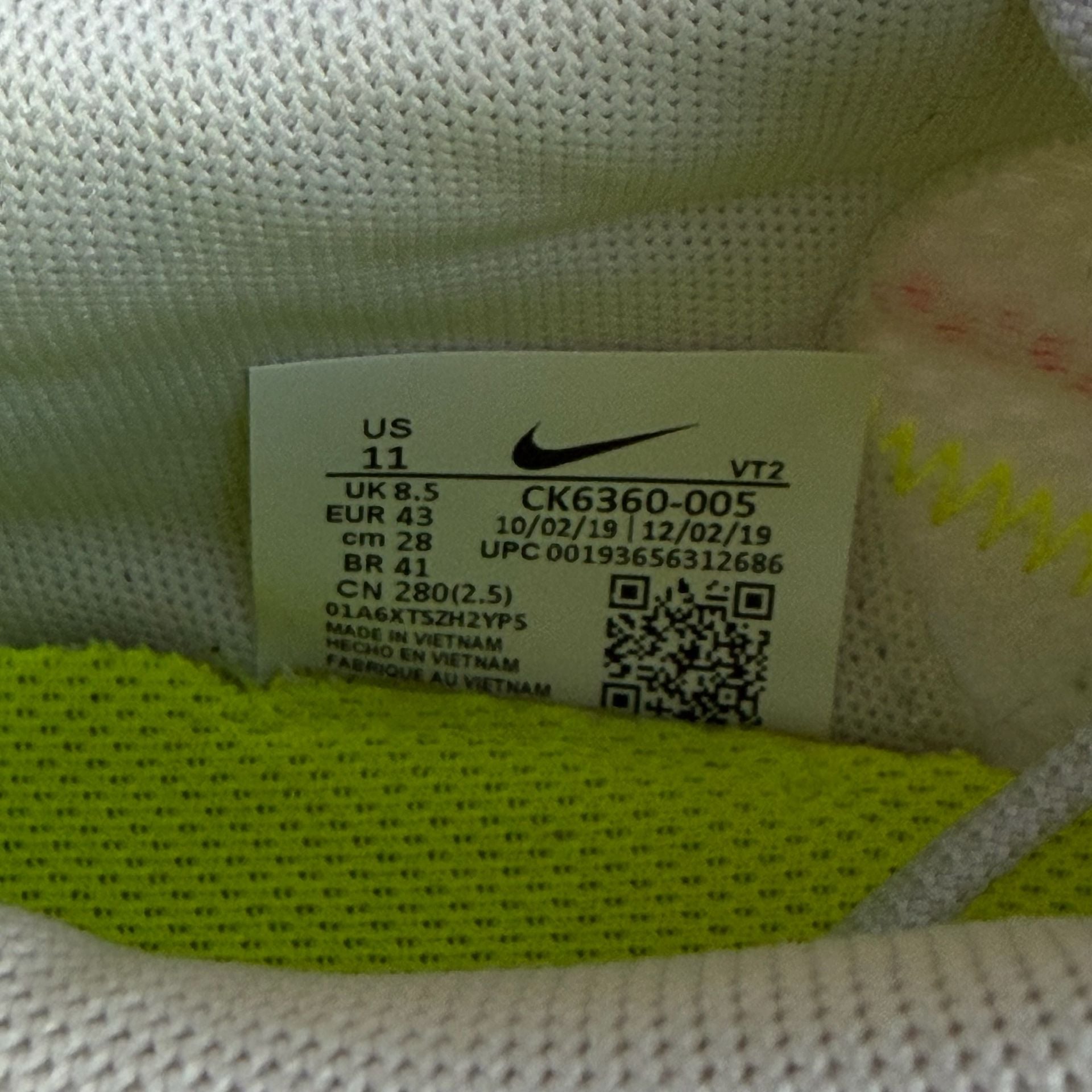 Nike Renew Run Women’s Size 11 White Pink Orange Running Shoes CK6360-005 4