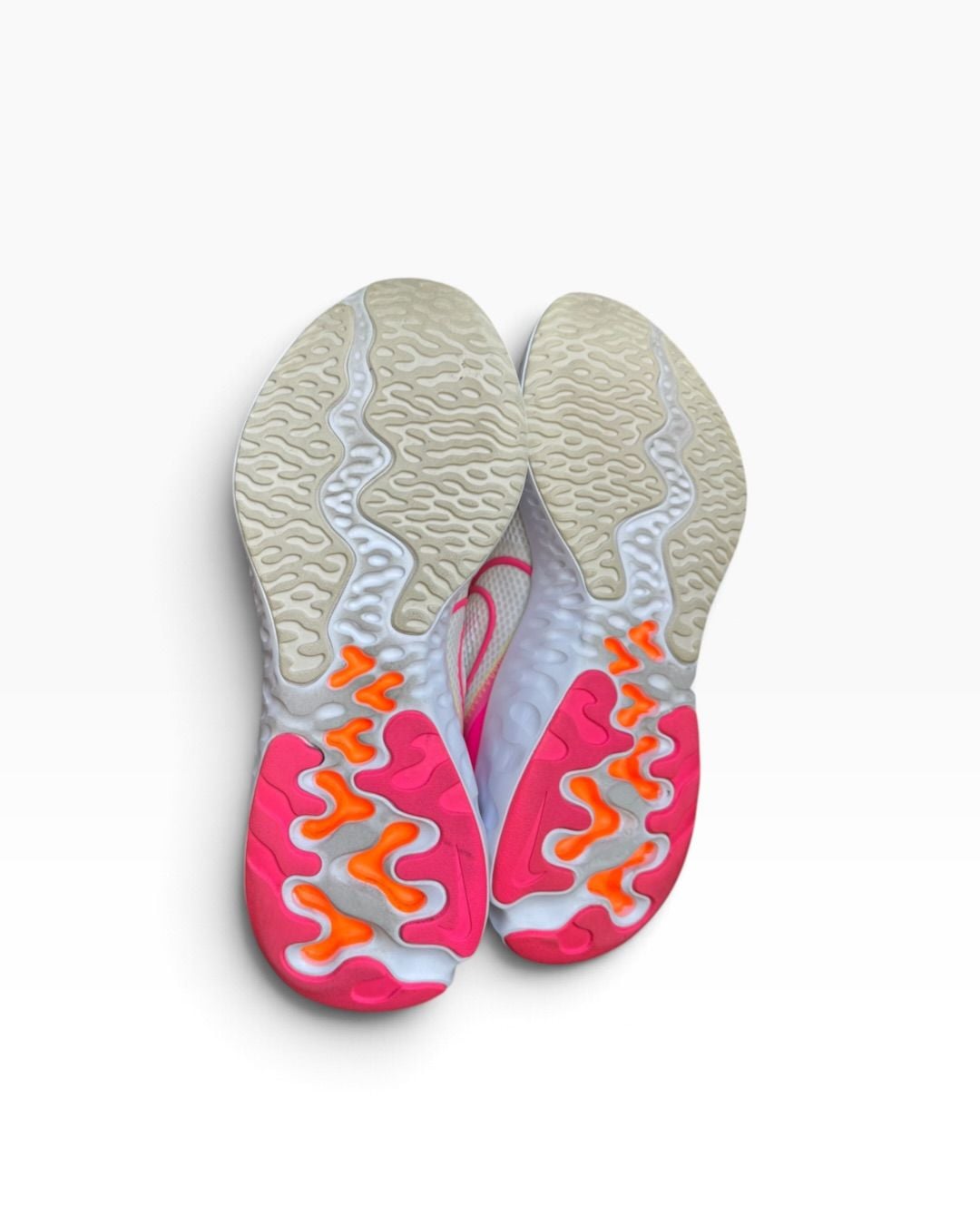 Nike Renew Run Women’s Size 11 White Pink Orange Running Shoes CK6360-005 9