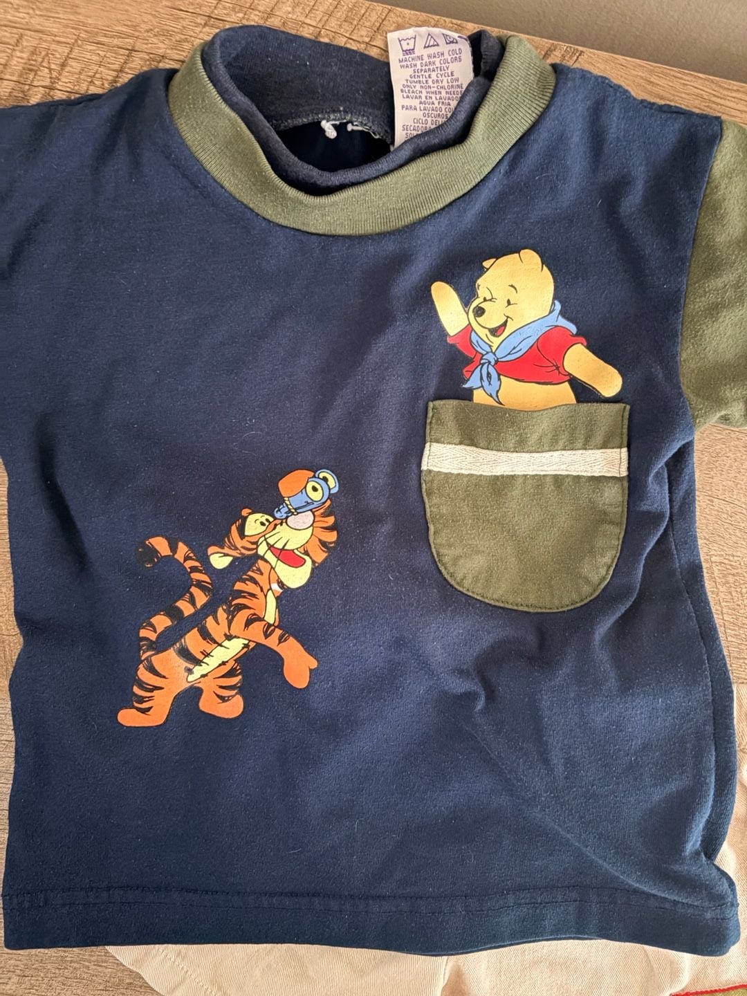 Vintage Disney Winnie the Pooh and Tigger Toddler 2T Outfit Set 2
