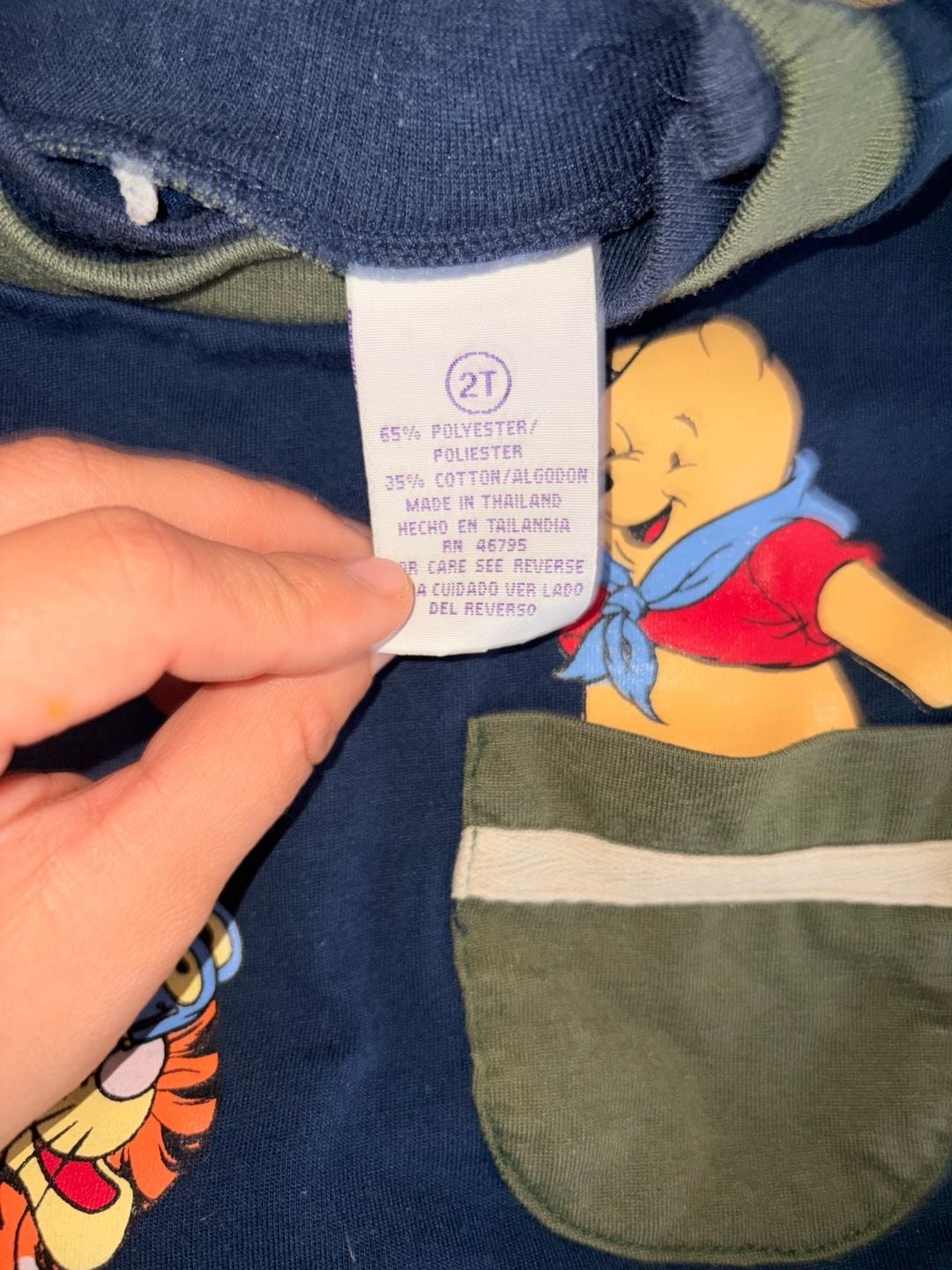 Vintage Disney Winnie the Pooh and Tigger Toddler 2T Outfit Set 3