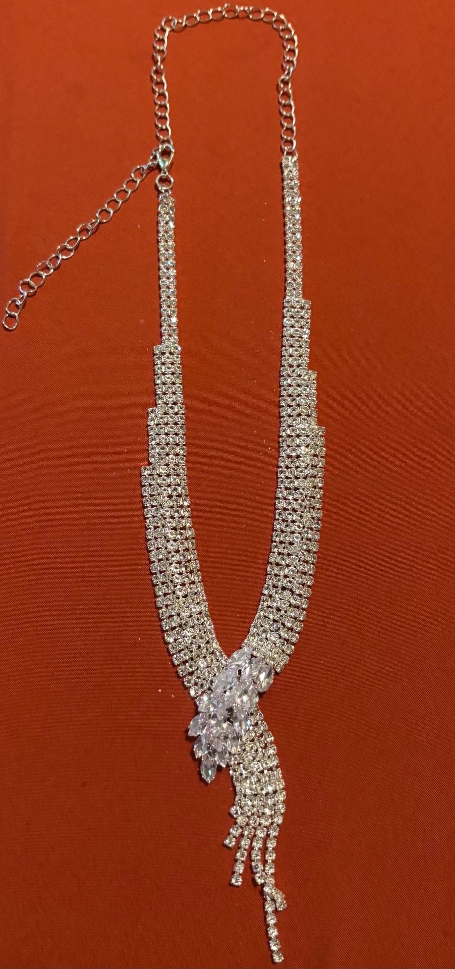 new 4pcs set necklace earrings bracelet ring jewelry - 8
