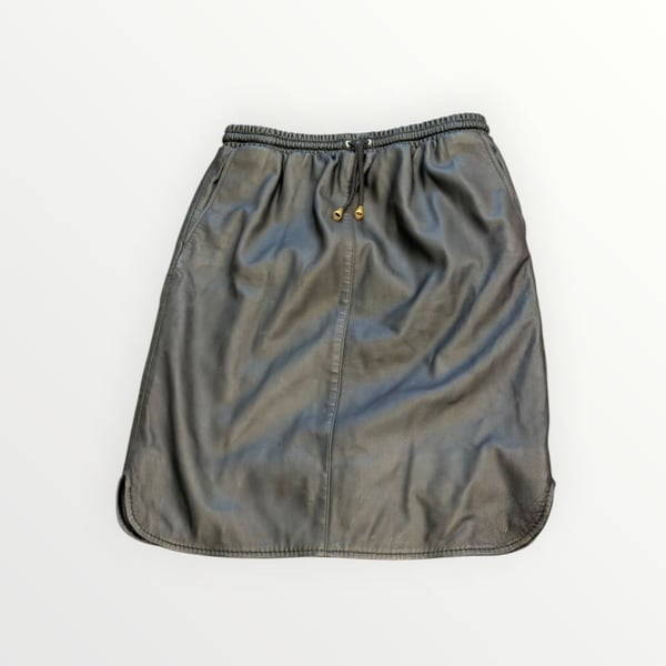 Alchemist Caroline Mewe Leather Skirt Black BS0131