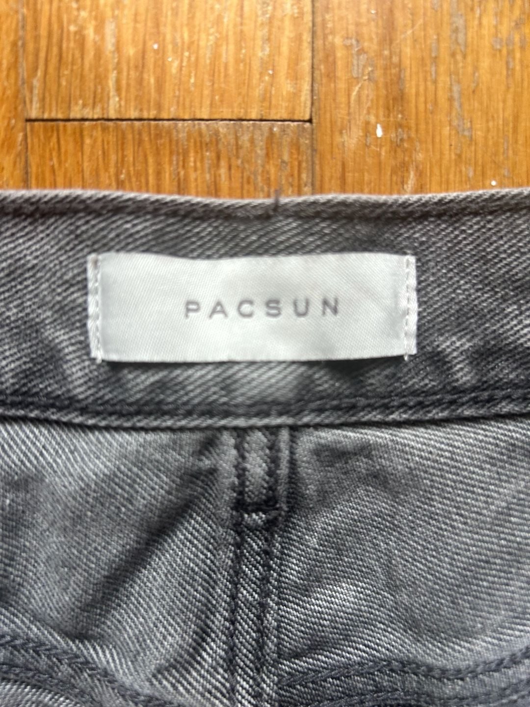 Pacific Sunwear Baggy Jeans Size 36x32 Gray Wash Denim 4