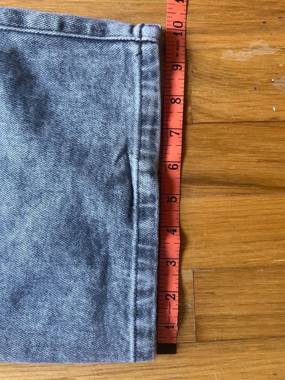 Pacific Sunwear Baggy Jeans Size 36x32 Gray Wash Denim 7
