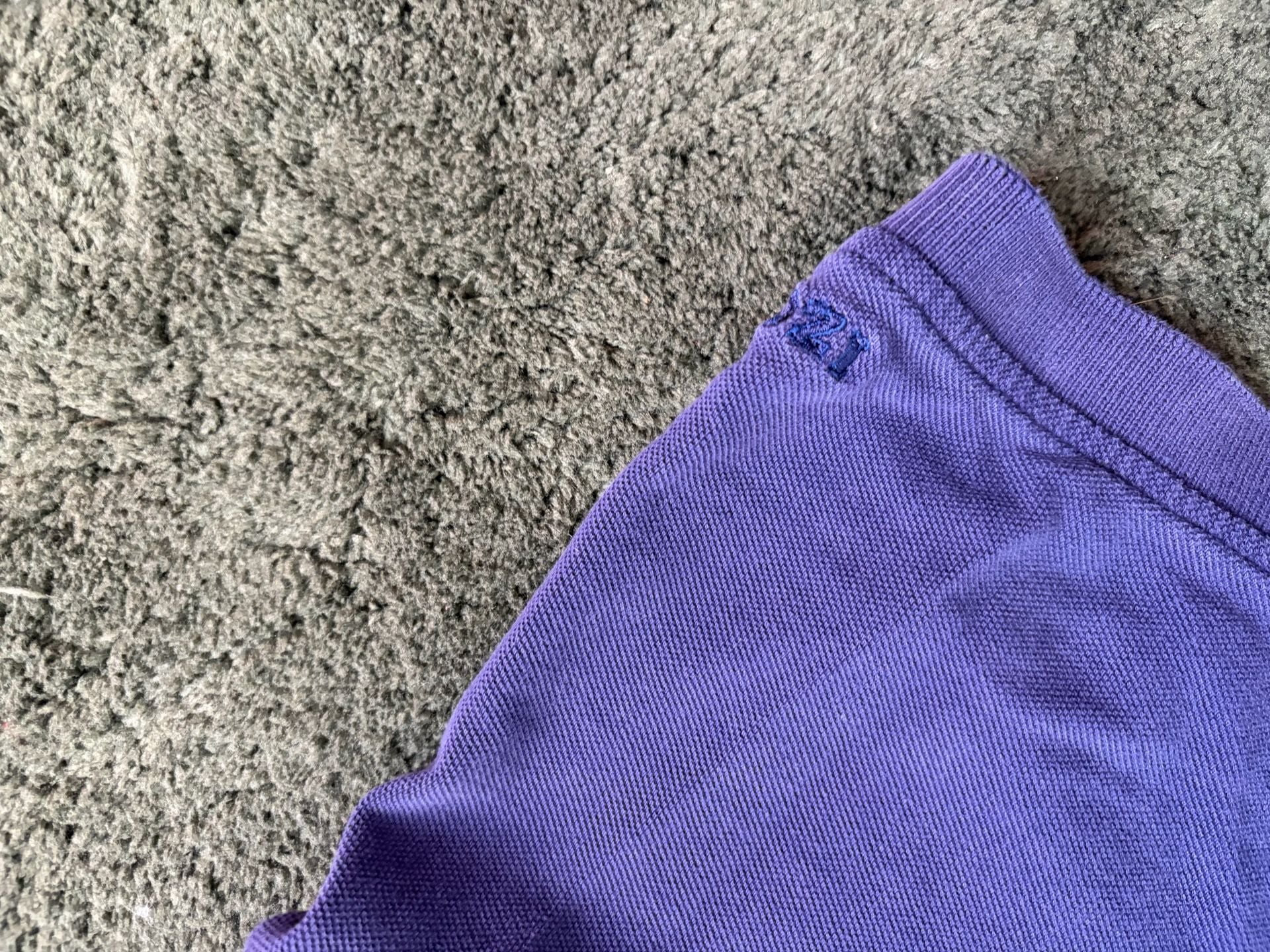 IZOD Norway Flag Polo Shirt Purple 5