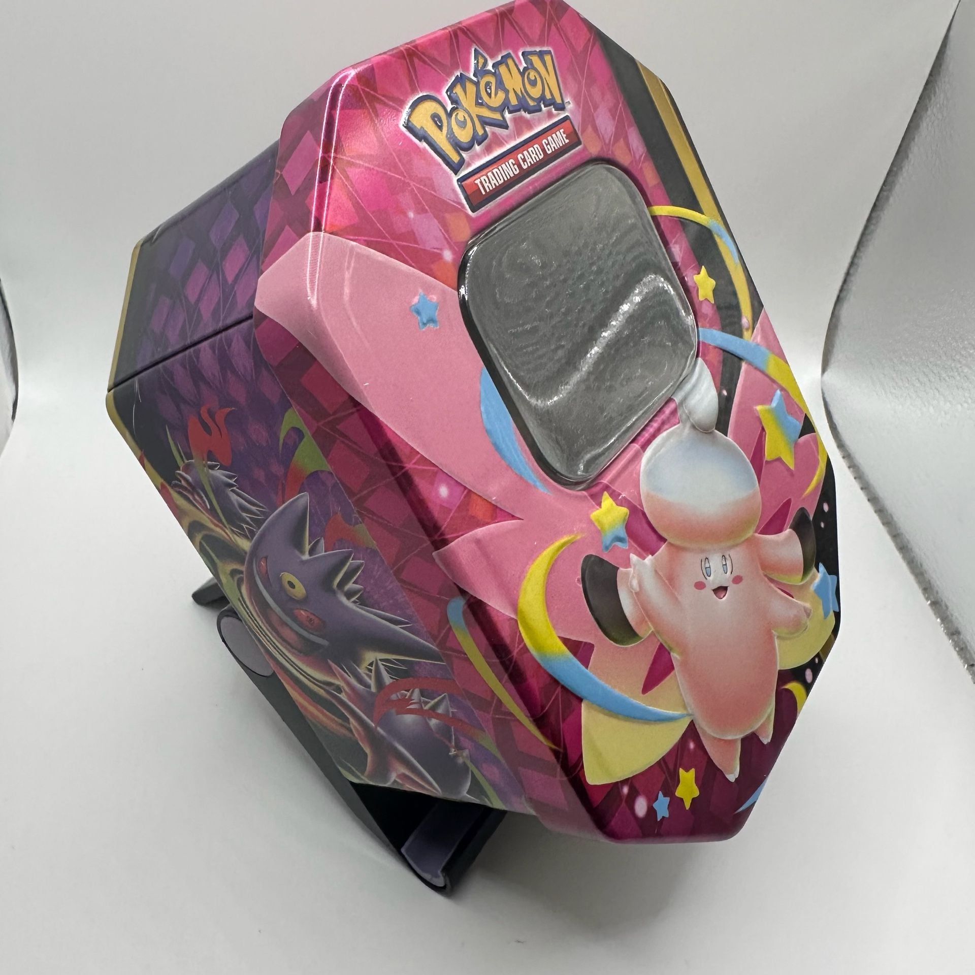 Pokémon TCG Mega Moonlit Tin Mega Clefable ex 2026 Empty Tin Only 2