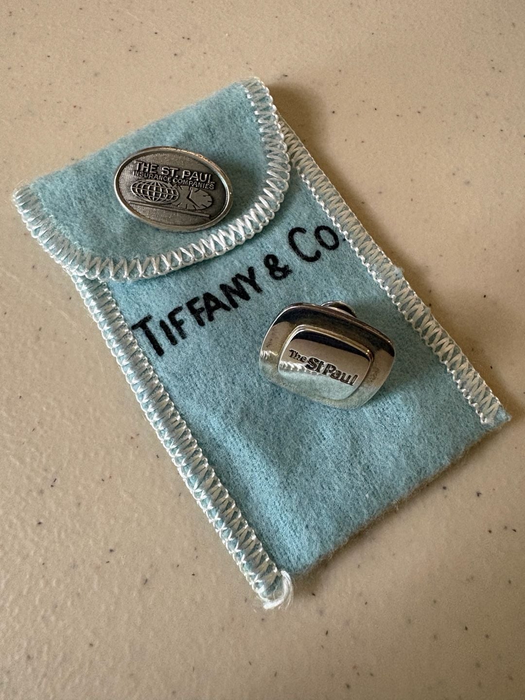 Vintage Tiffany & Co. The St. Paul Insurance Companies Pin Lot Sterling 1