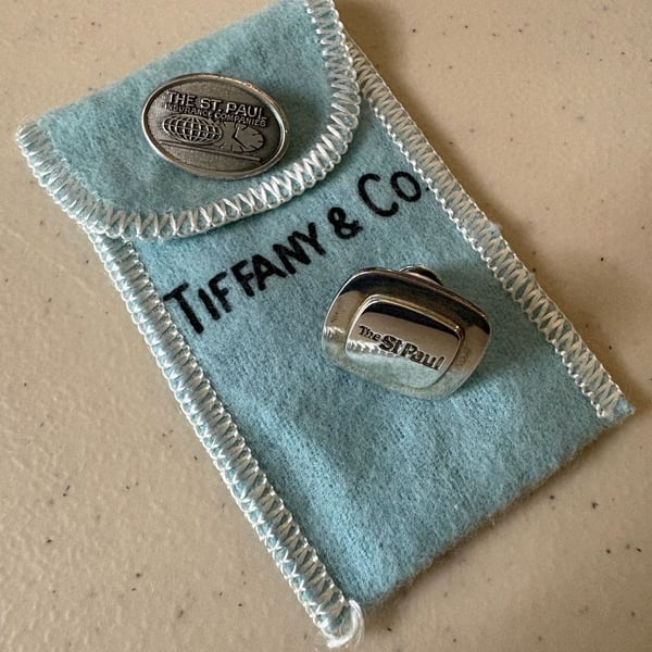 Vintage Tiffany & Co. The St. Paul Insurance Companies Pin Lot Sterling