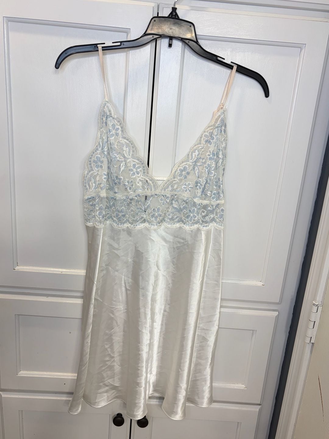 In Bloom by Jonquil The Mrs Bridal Chemise XL Robe M Satin Lace Lingerie Set 2