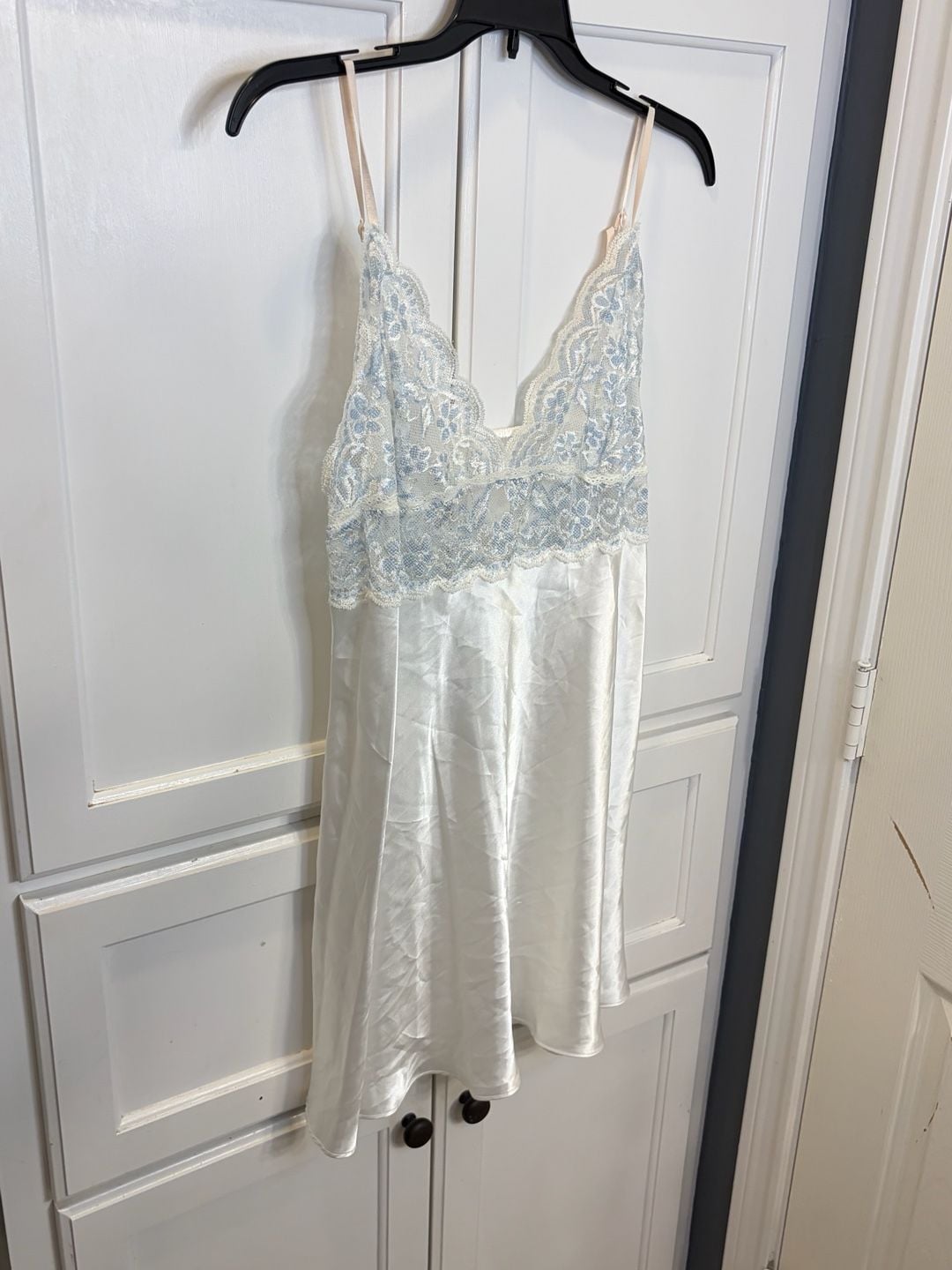 In Bloom by Jonquil The Mrs Bridal Chemise XL Robe M Satin Lace Lingerie Set 3