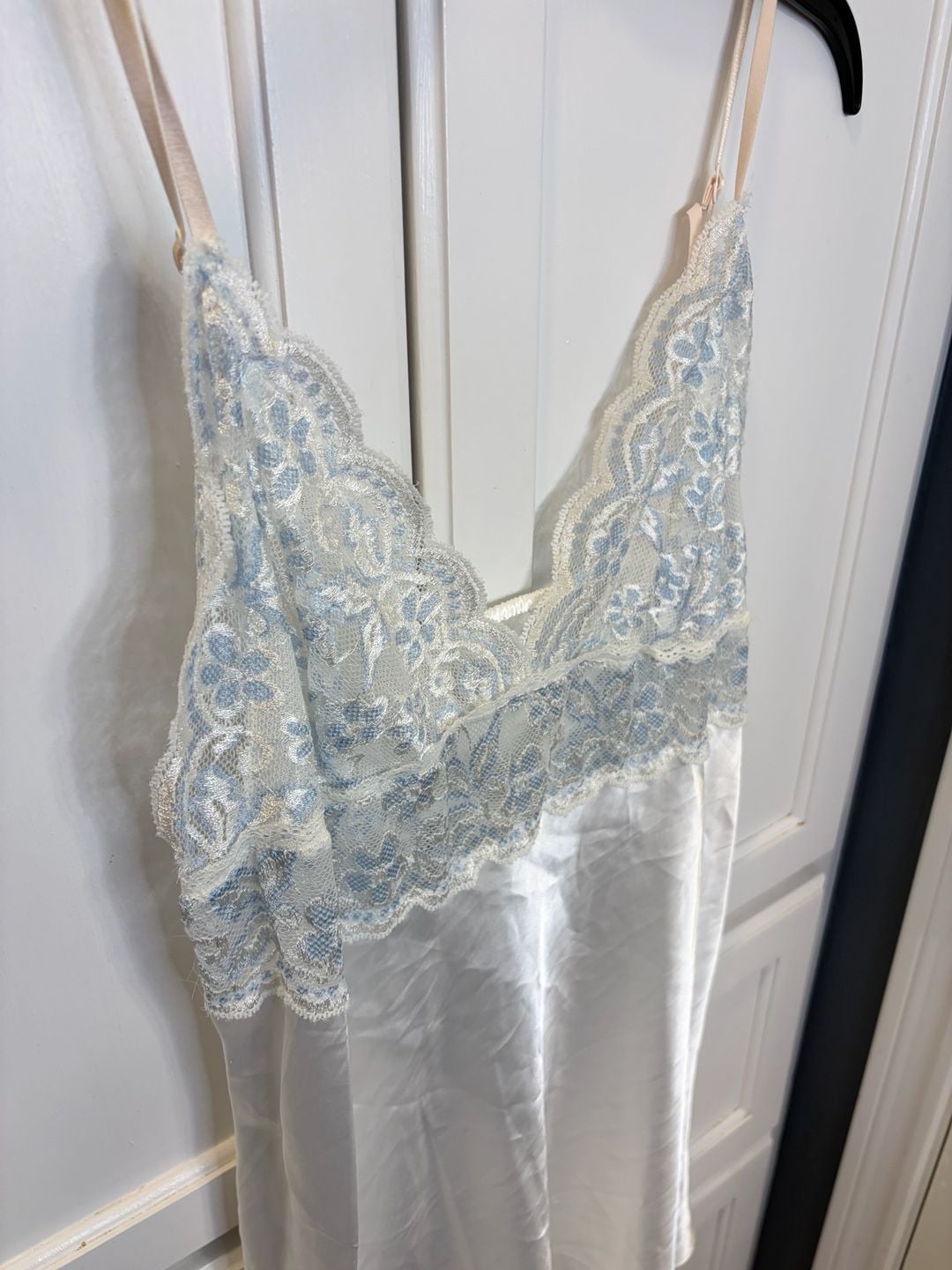 In Bloom by Jonquil The Mrs Bridal Chemise XL Robe M Satin Lace Lingerie Set 4