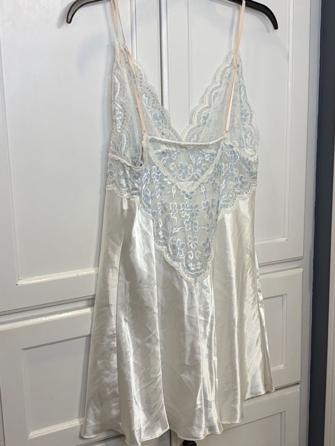 In Bloom by Jonquil The Mrs Bridal Chemise XL Robe M Satin Lace Lingerie Set 6