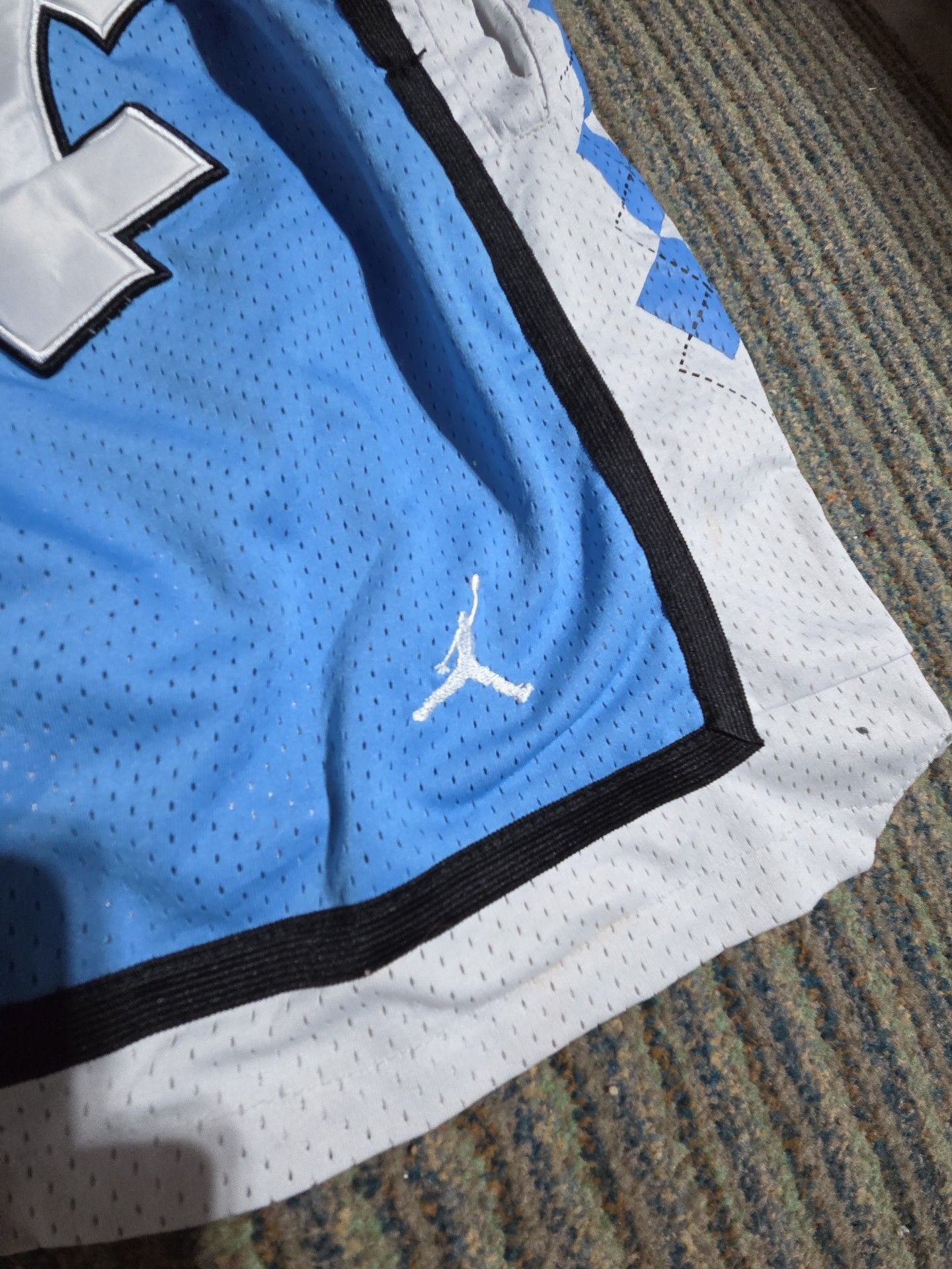 Just Don x Jordan UNC Tar Heels Basketball Shorts Blue 4