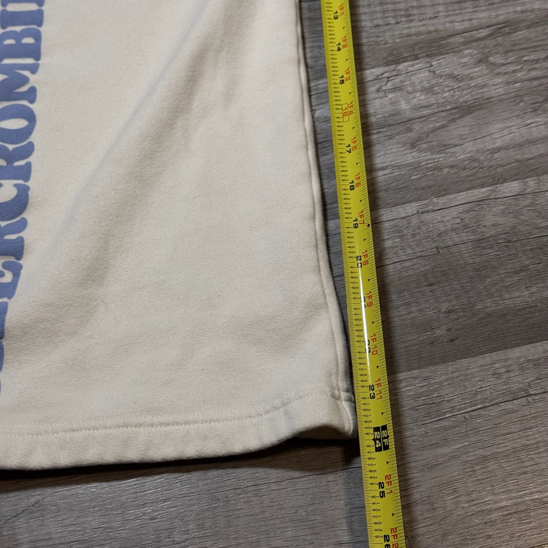 Abercrombie Kids Logo Wide Leg Sweatpants Size 17/18 Short 6