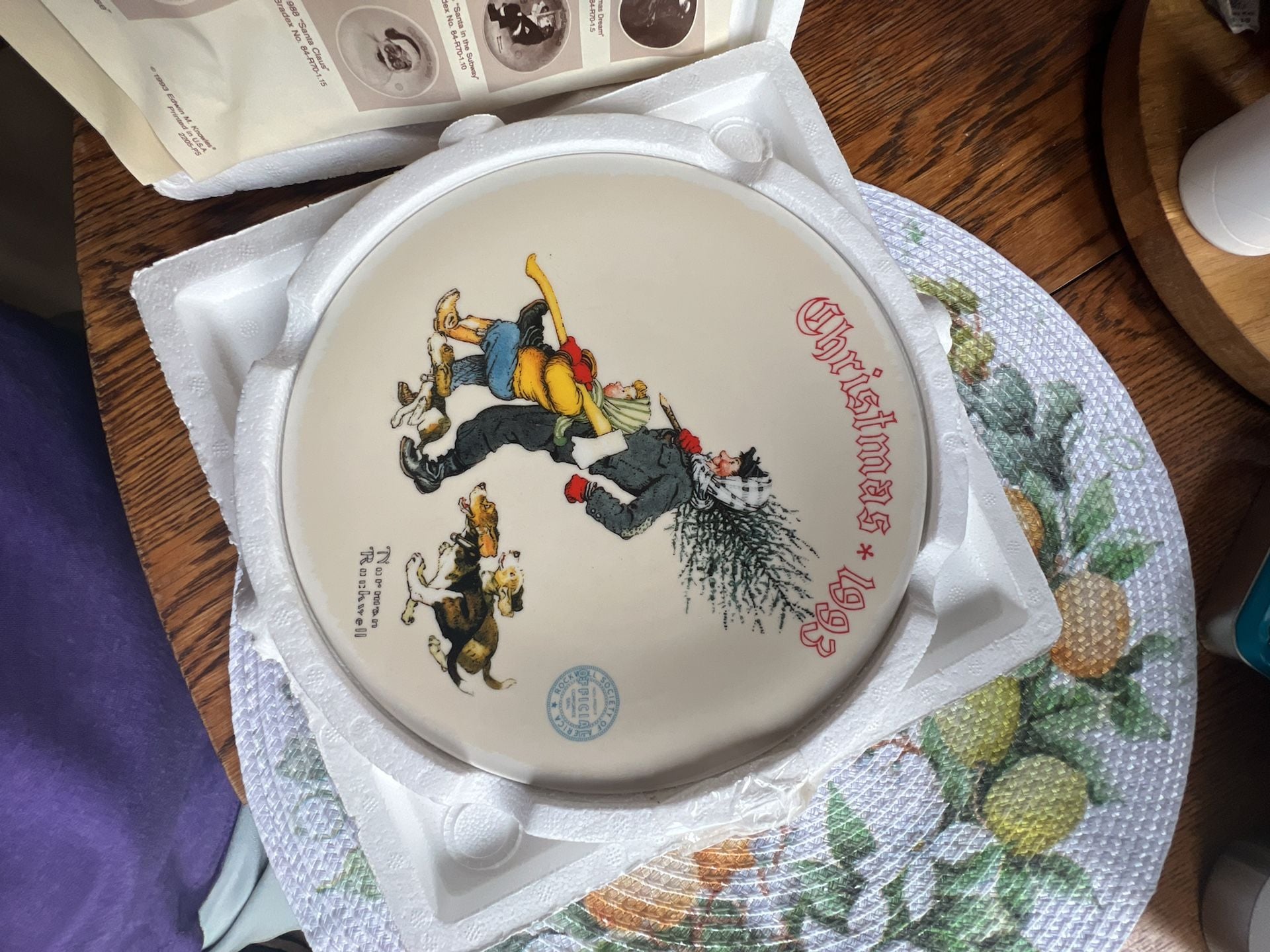 Knowles The Tree Brigade Christmas Plate 1993 Limited Edition 4