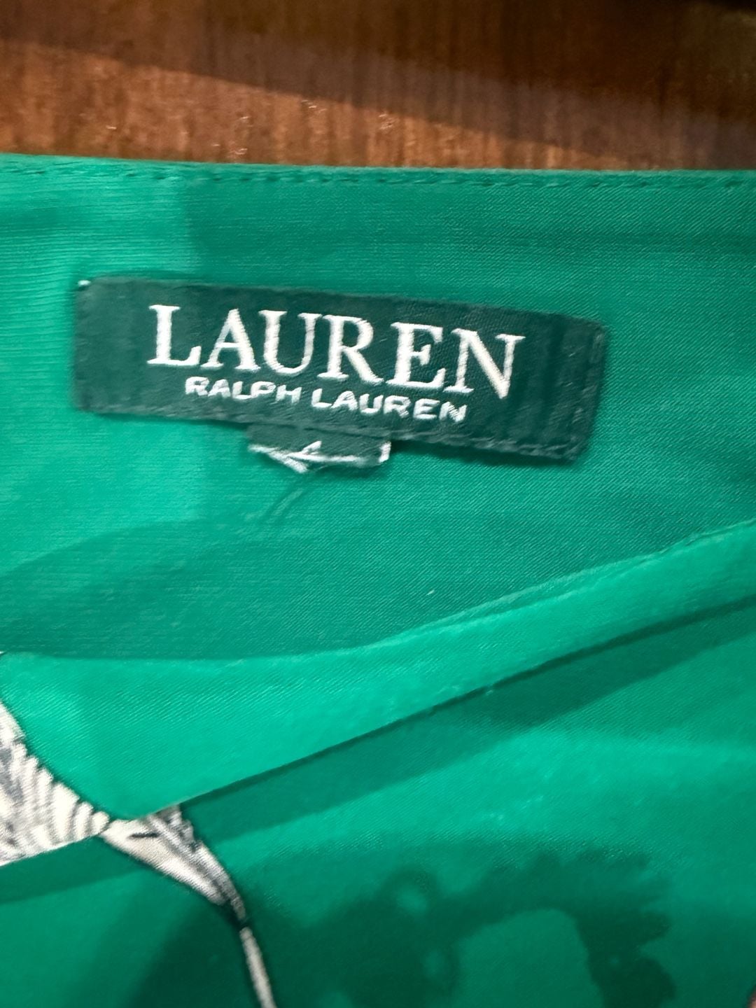 Lauren Ralph Lauren Green Floral Ruched Cowl Neck Stretch Sheath Dress 5