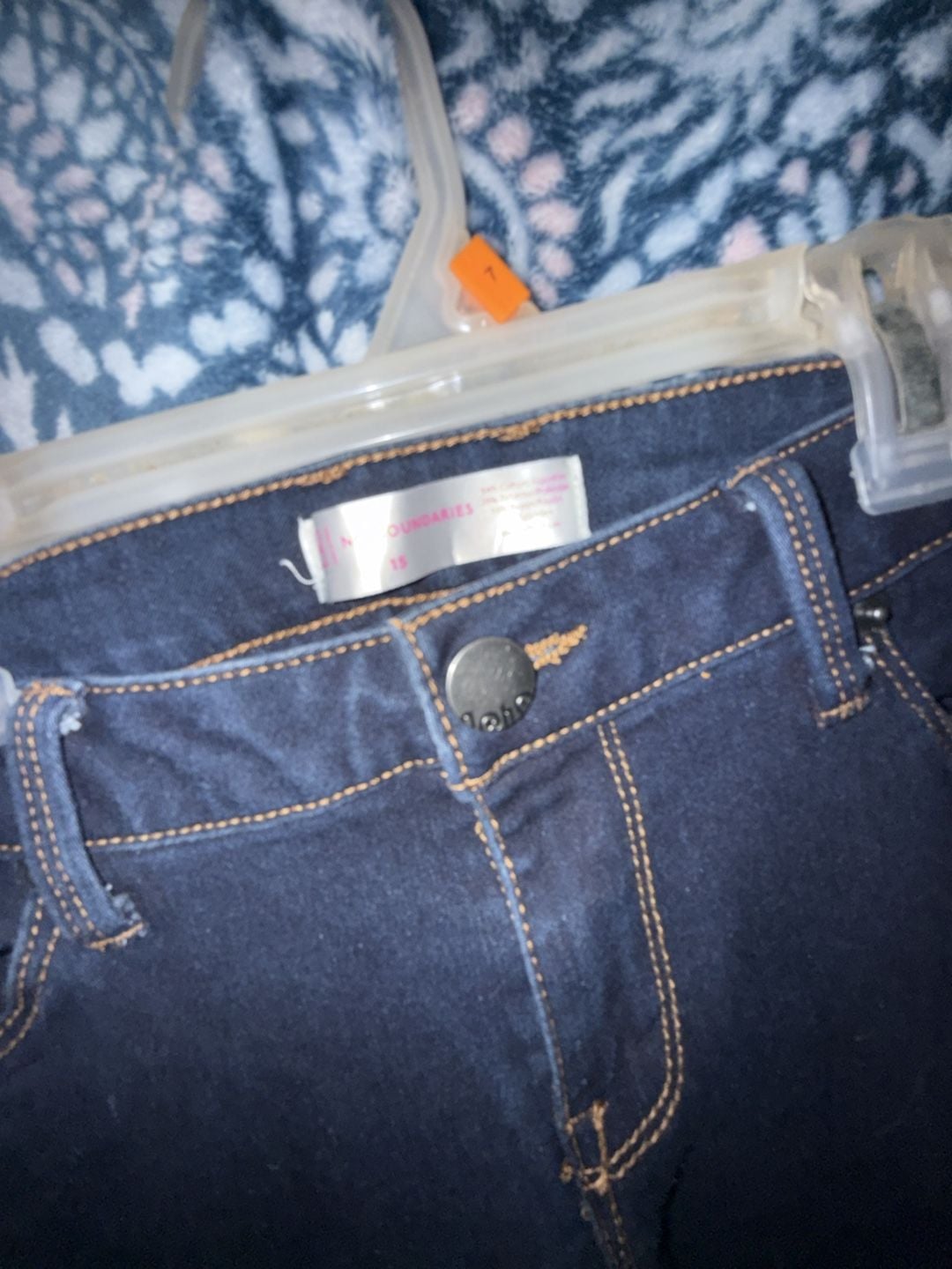 No Boundaries Skinny Jeans Size 15 Dark Wash Denim 3