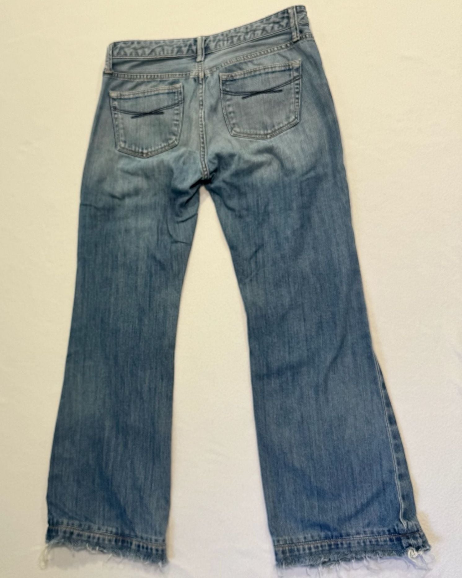 Gap Long & Lean Jeans Women 27/4R Flare Bootcut 2009 Y2K Medium Wash 10