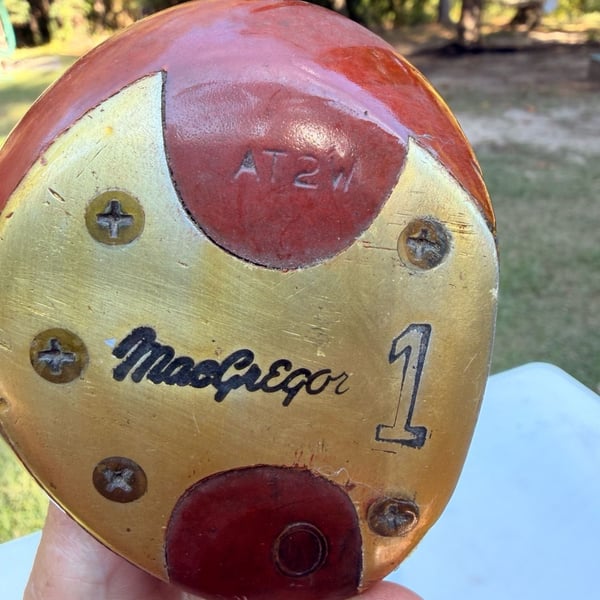 Macgregor T85 MT Persimmon 1 Wood Driver Velocitized Eye-O-Matic Oil Hardened