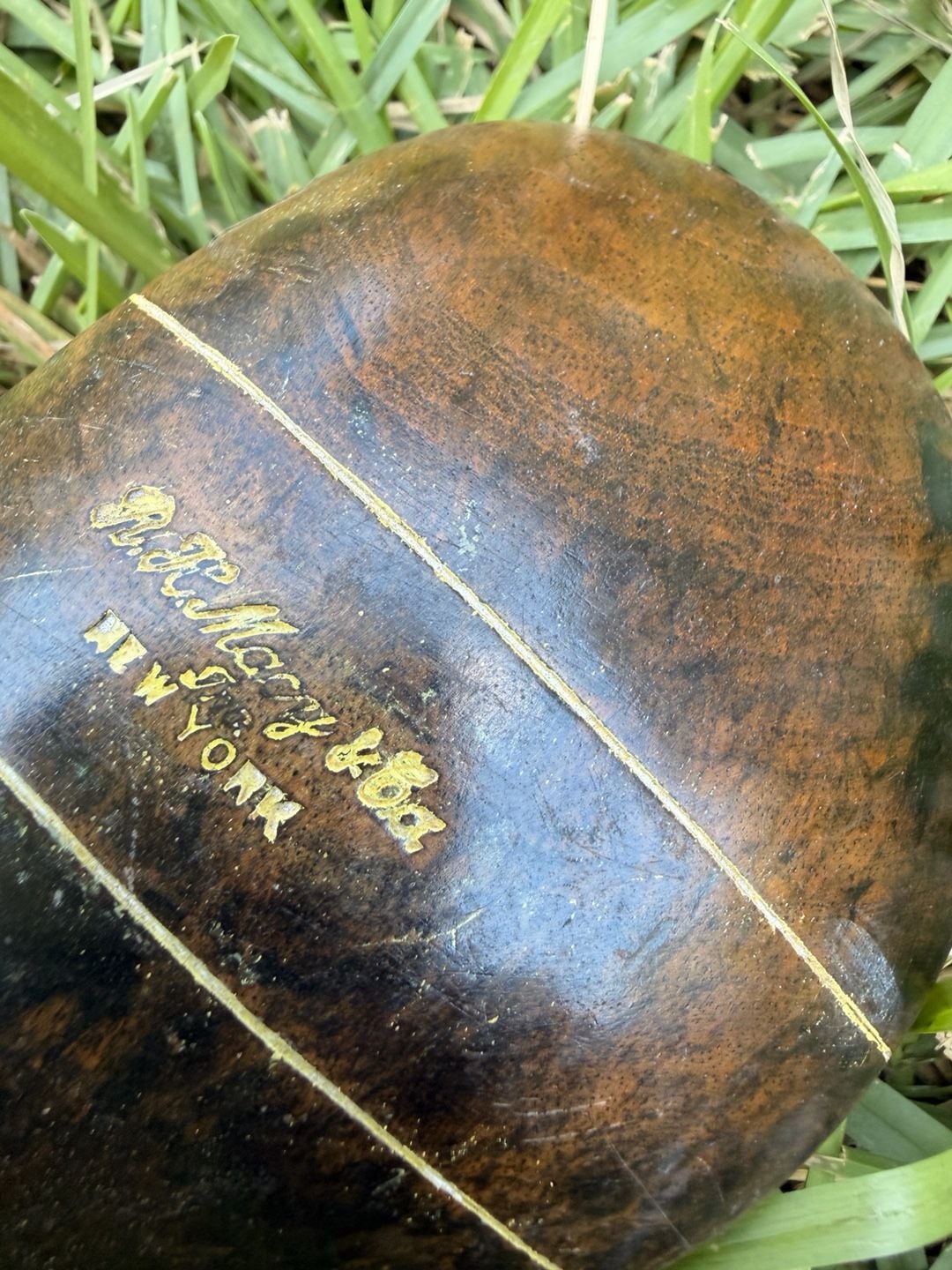 R.H. Macy & Co. Vintage Wooden Golf Club Head 1