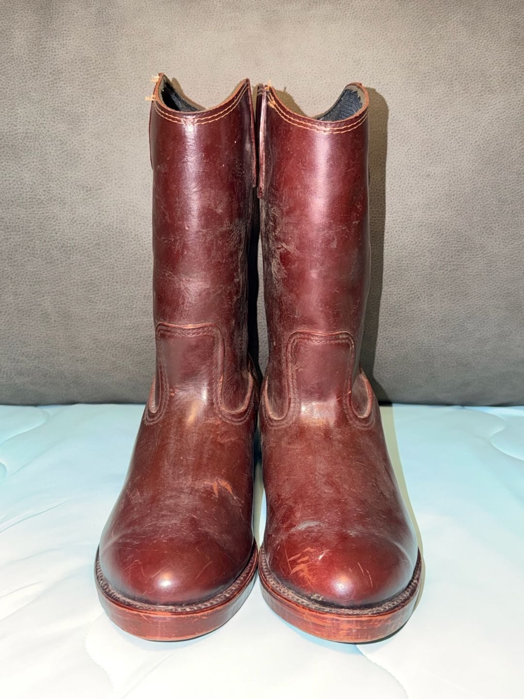 Vintage LaCrosse Size 9 Waterproof Rubber Cowboy Boots Made in USA 2