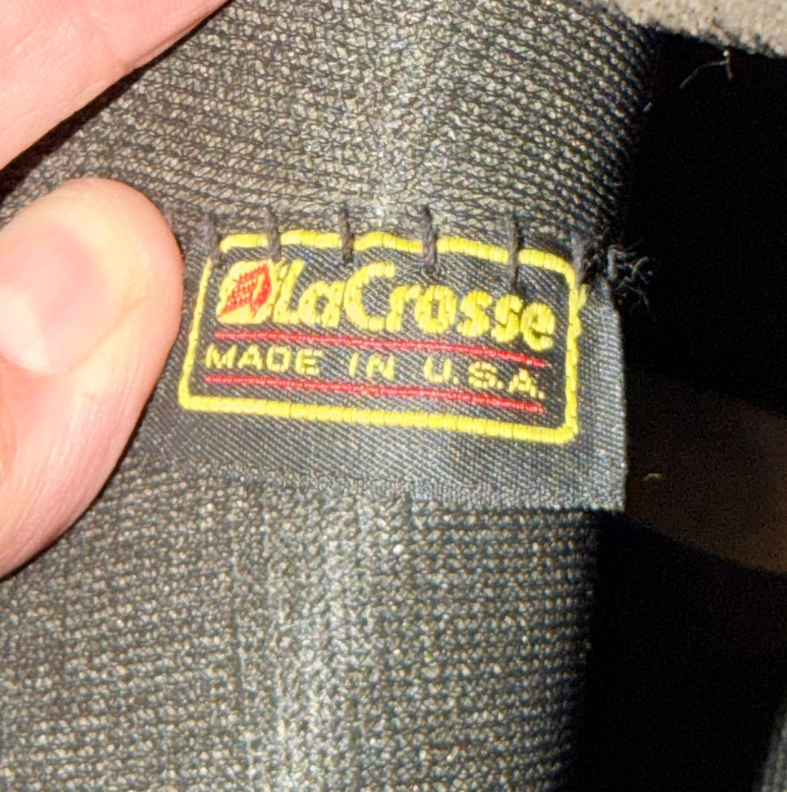 Vintage LaCrosse Size 9 Waterproof Rubber Cowboy Boots Made in USA 4