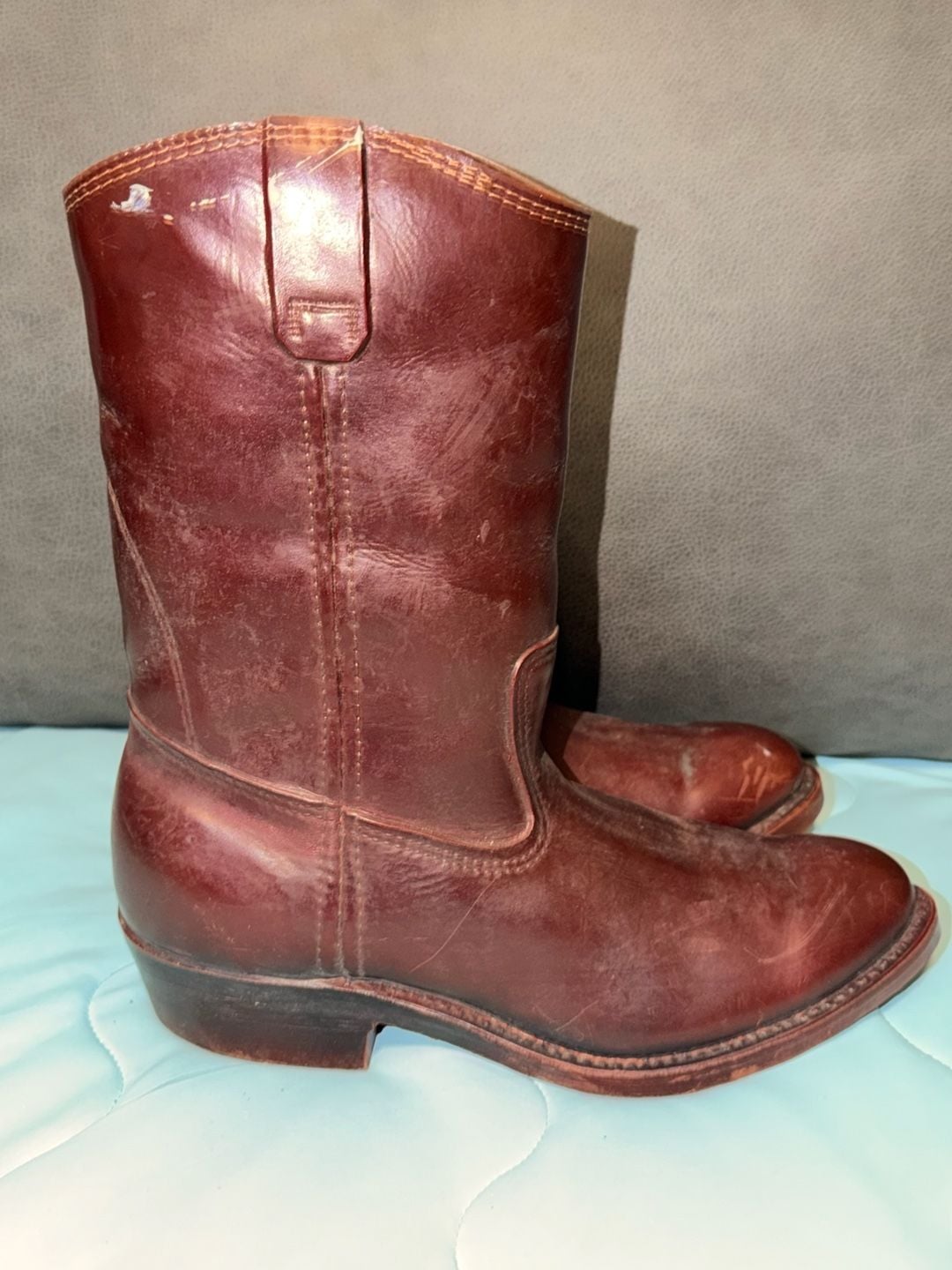 Vintage LaCrosse Size 9 Waterproof Rubber Cowboy Boots Made in USA 5